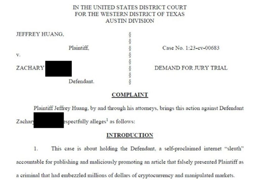 Machi Big Brother Files Libel Suit Against ZachXBT