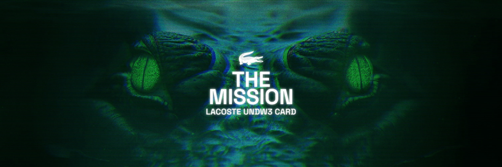 Lacoste's UNDW3 introduces "The Mission", a dynamic NFT Quest