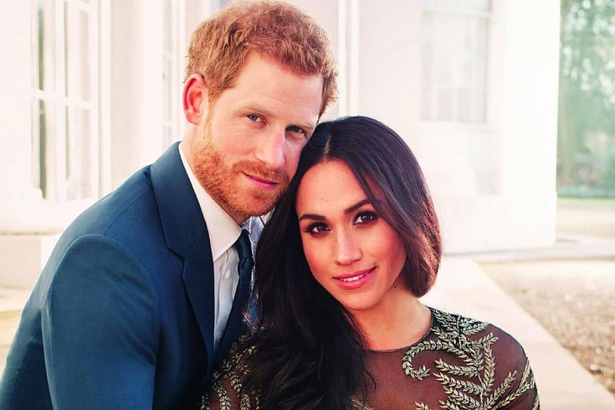 picture of prince harry and meghan markle