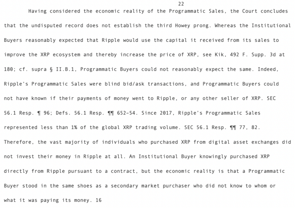 XRP ruled 'No Security' in partial gains for Ripple Labs