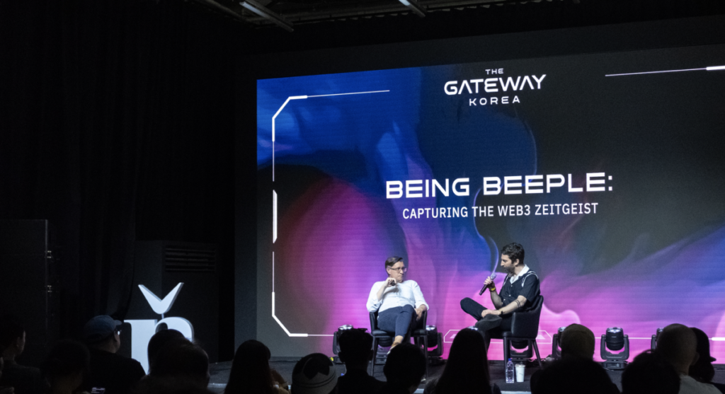 Beeple discusses the future of the digital art landscape at The Gateway: Korea
