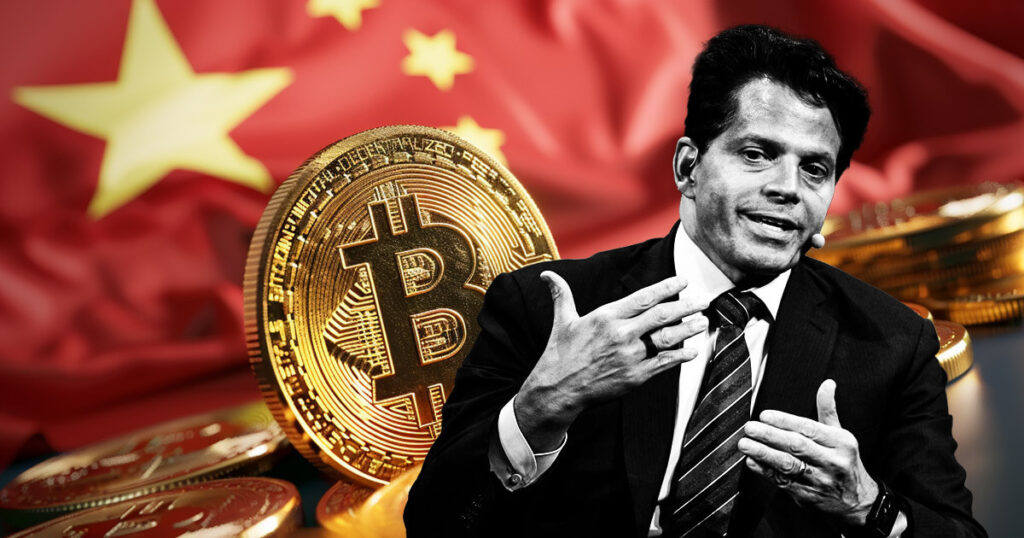 Anthony Scaramucci predicts that China will create a strategic Bitcoin reserve by 2025