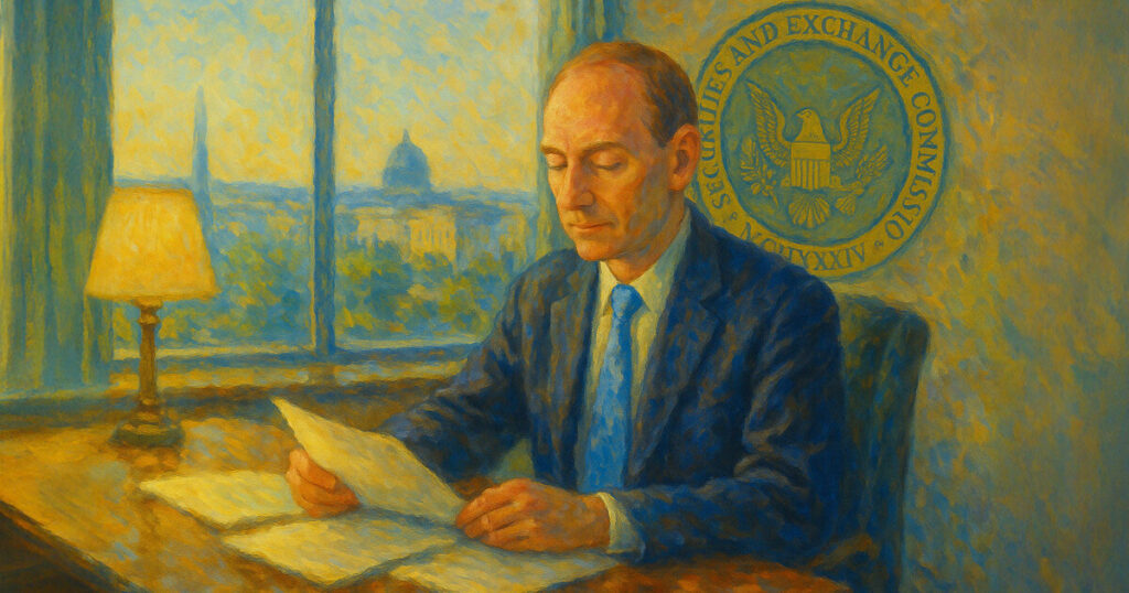 Paul Atkins takes over as a sec-chairman today to start the new pro-Crypto era