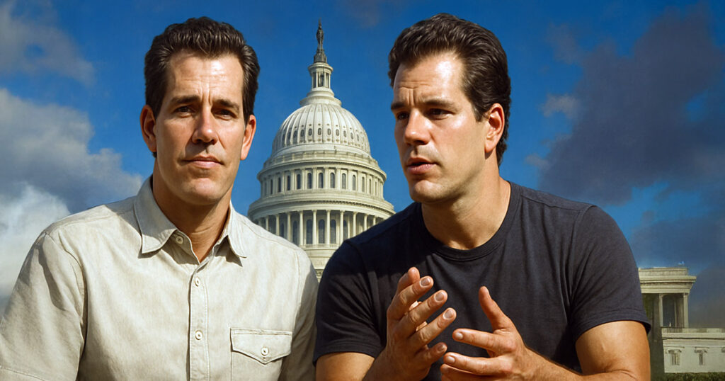 Winklevoss Twins donate $ 21 million to new Crypto PAC aimed at 2026 Midterms
