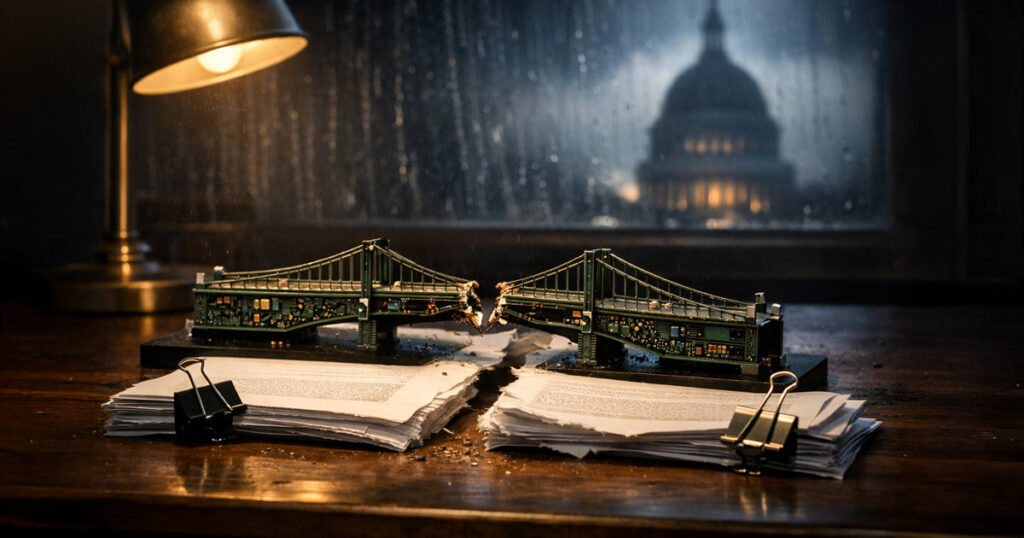 The bipartisan crypto alliance in the Senate just imploded, leaving high-stakes software developer protections in limbo