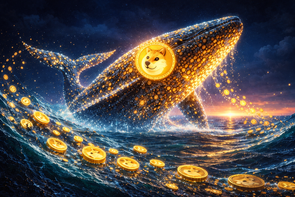 Dogecoin rises 6% as whales rake in 470 million DOGE