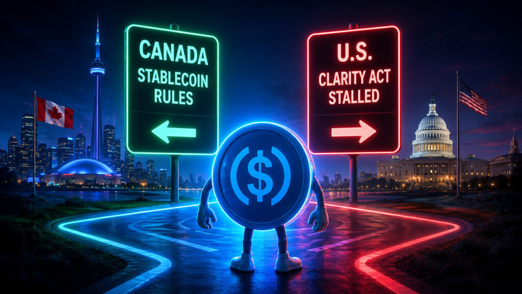 Bank of Canada to implement stablecoin rules in 2027, while US Clarity Act on the verge of stagnation