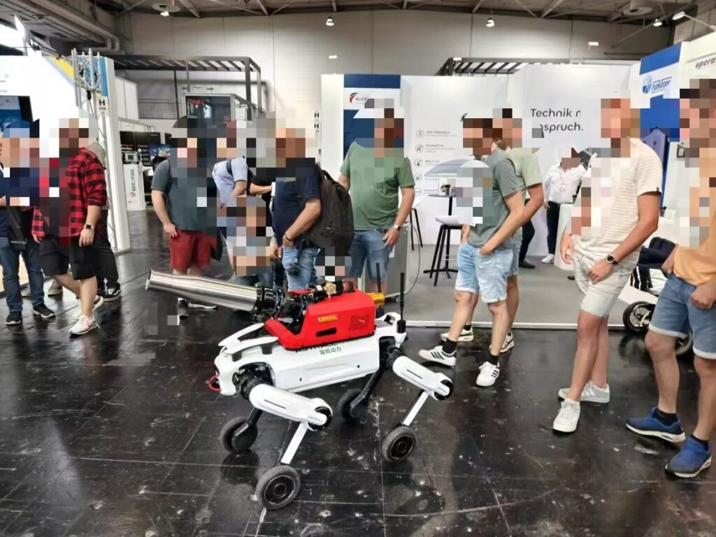 Astrall Dynamics makes INTERSCHUTZ 2026 debut with Hypertron-T01 quadruple firefighting robot