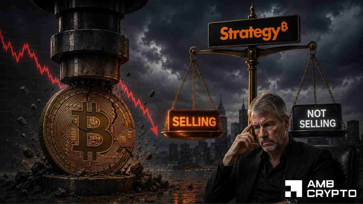 QCP warns that Strategy’s overhang could limit Bitcoin’s lead despite the US-Iran deal