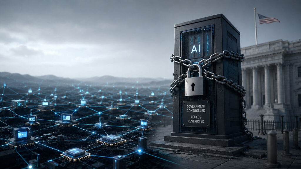 Mobile neobank app connected to a transparent DeFi vault system displaying stablecoin lending pools and automated crypto yield infrastructure
