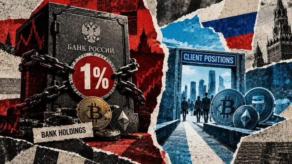 1% crypto capital cap: Bank of Russia’s proposal
